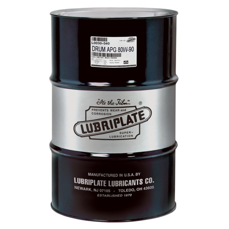 LUBRIPLATE Gear Box Fluid Drum 150 ISO Viscosity, Amber L0030-040